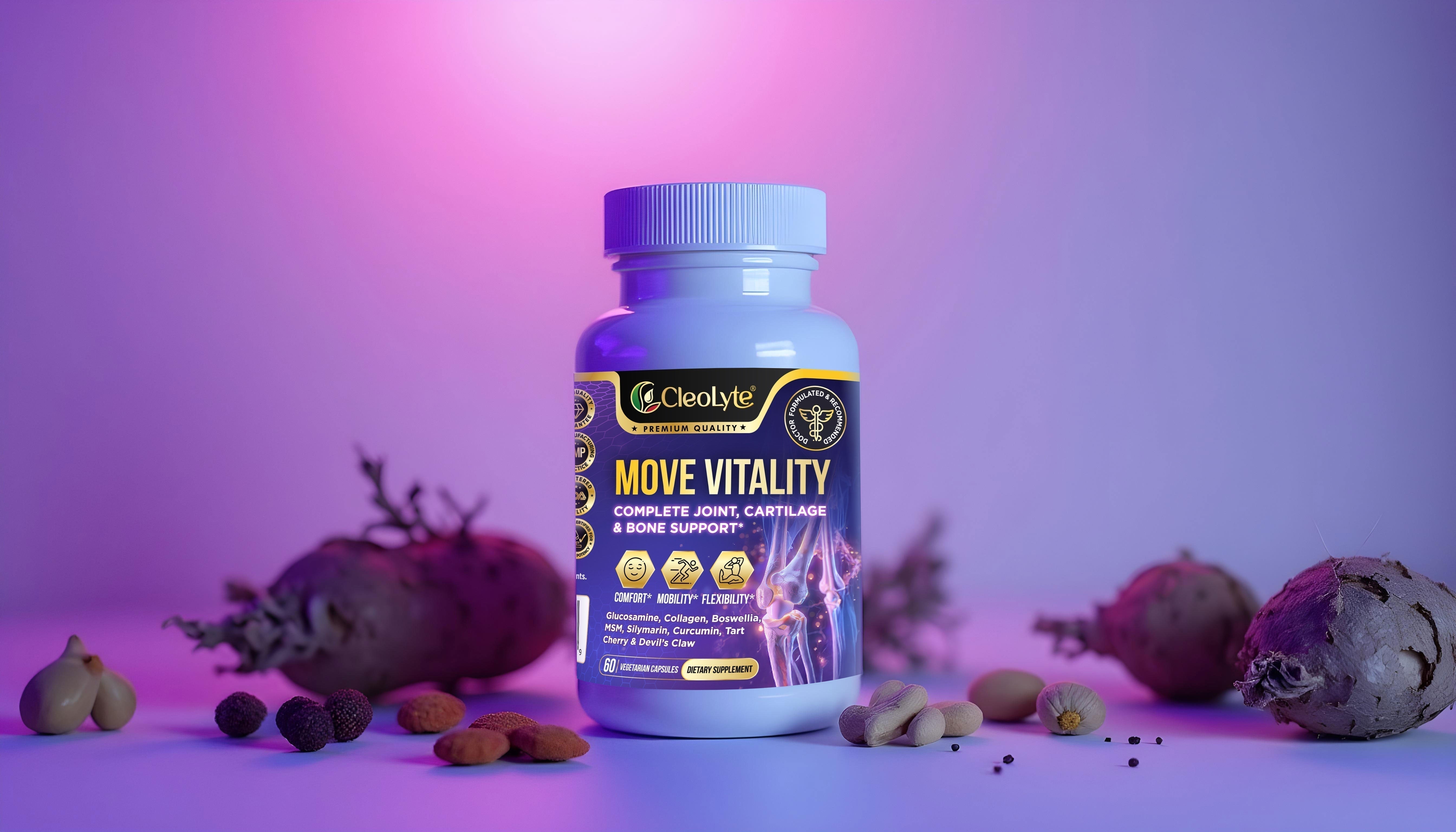 Unlock Freedom of Movement with MOVE VITALITY – The 8-in-1 Joint Support Formula for an Active, Comfortable Life
